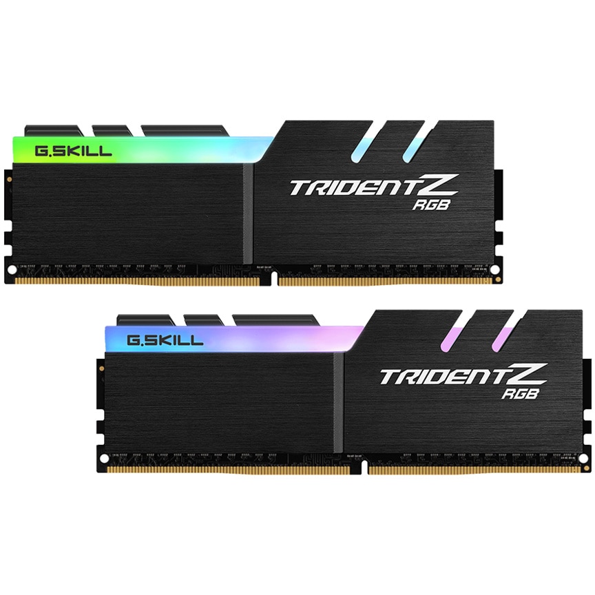 Memorie G.SKILL Trident Z RGB, 16GB(2x8GB) DDR4, 3600MHz CL16, Dual Channel Kit