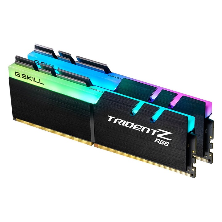 Памет G.Skill Trident Z RGB, DDR4 32GB (2x16GB), 2400MHz, CL15, 1.2V, XMP 2.0