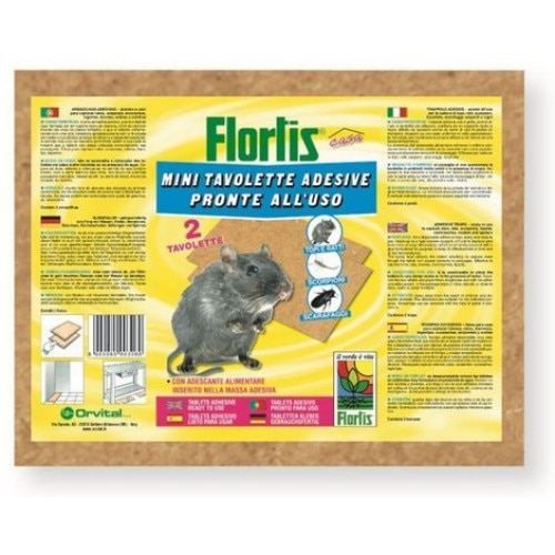Orvital capcana adeziva Flortis soareci,set 2 buc