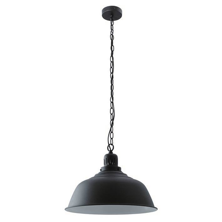 Pendul VINTAGE E27 60W negru/gri