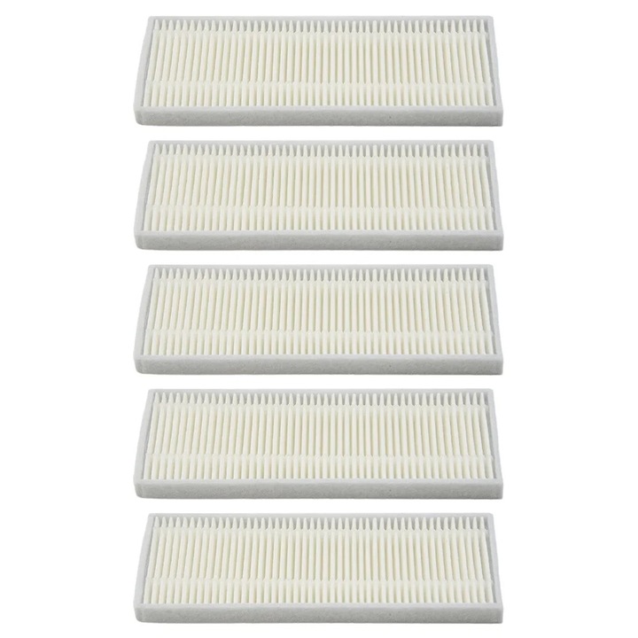 Filtre de schimb pentru aspirator robot YANYXR Lefant F1 BCS3160330, lavabile si reutilizabile, alb, 5 buc