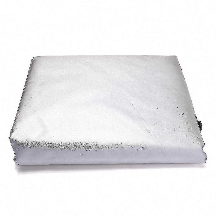 Huzat E27-A116-E25693-CJ kültéri bútorszett hez, vízálló PVC védelem, téglalap alakú, ezüst/fekete, 120x60x106 cm