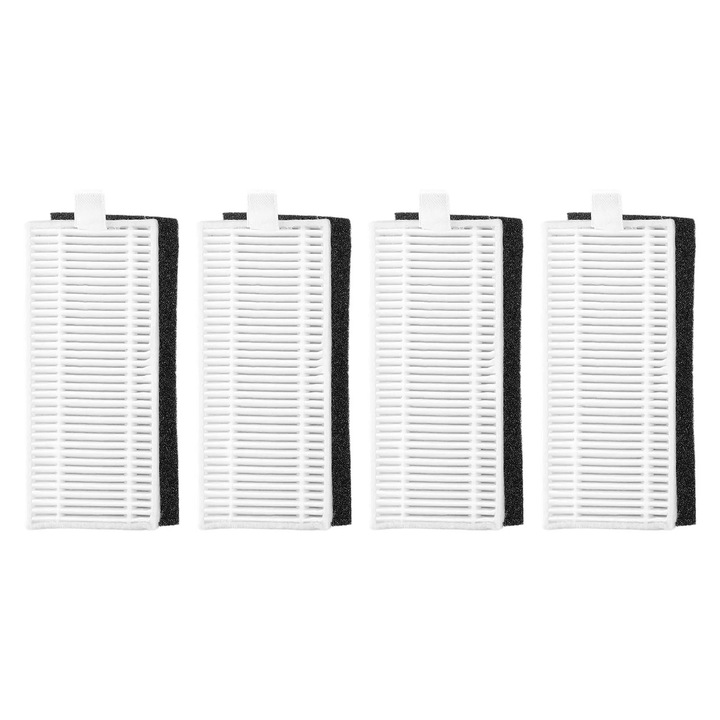 Filtru de schimb YANYXR BCS3160359 compatibil cu Cecotec Conga Eternal Max/Pet (Ultimat, Titanium, Vital), lavabil reutilizabil, alb, set 4 buc