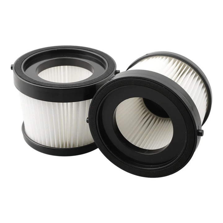 Filtru pentru aspirator YANYXR DCV501LN BCS3160448, element plisat cu carcasa din plastic, alb/negru, set 2 buc.