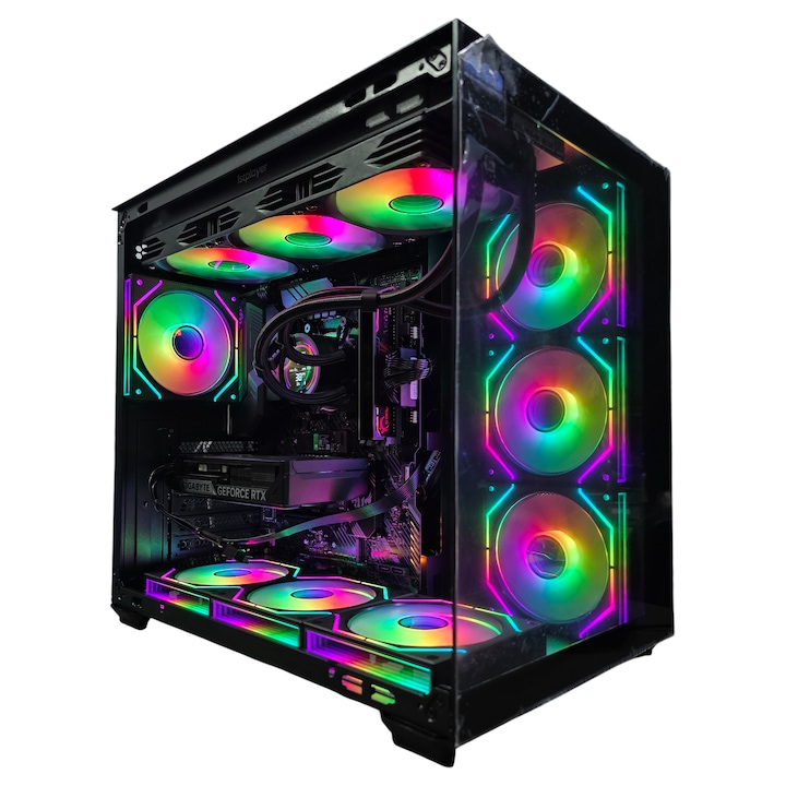 MCO Gaming Asztali PC Rendszer, AMD Ryzen 7 5700X akár 4.6GHz-ig, 32GB DDR4, 1TB SSD, GeForce® RTX 5060 8GB GDDR7, Windows 11 PRO