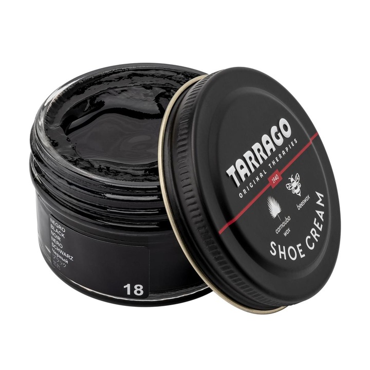 Crema pentru Incaltaminte - Tarrago Shoe Cream 50ml 18 - Black