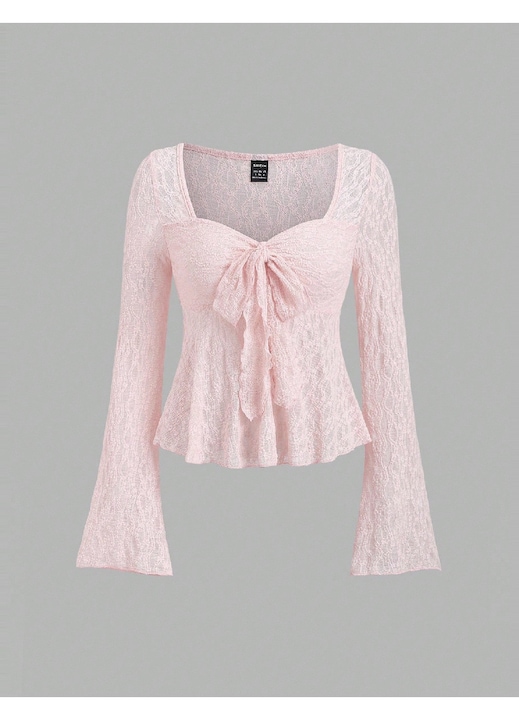 Bluza Evendi, Casual, Roz Pastel, Roz