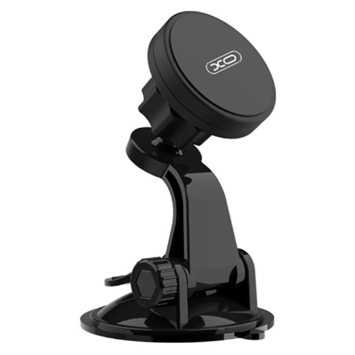Suport magnetic pentru mașină, XO C69, Universal, Cu ventuză, Negru