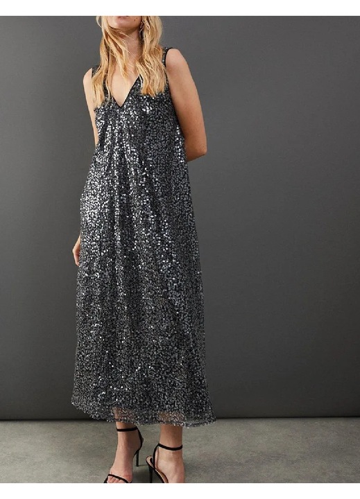 Rochie lunga Evendi, Negru