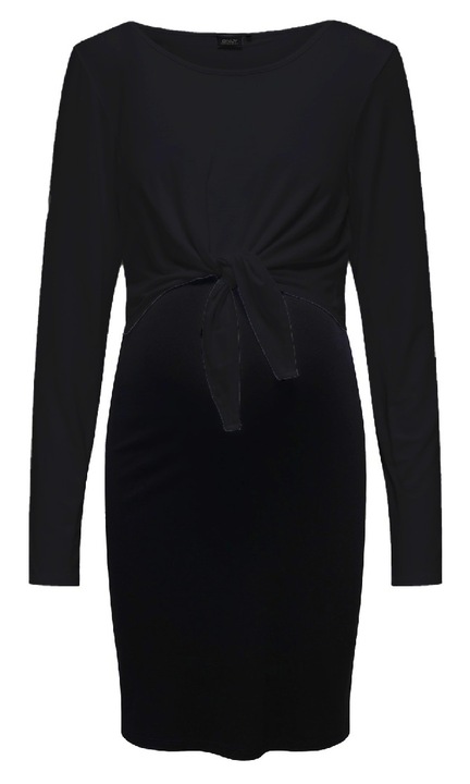Rochie Evendi, Casual, maneci lungi, Negru, Negru