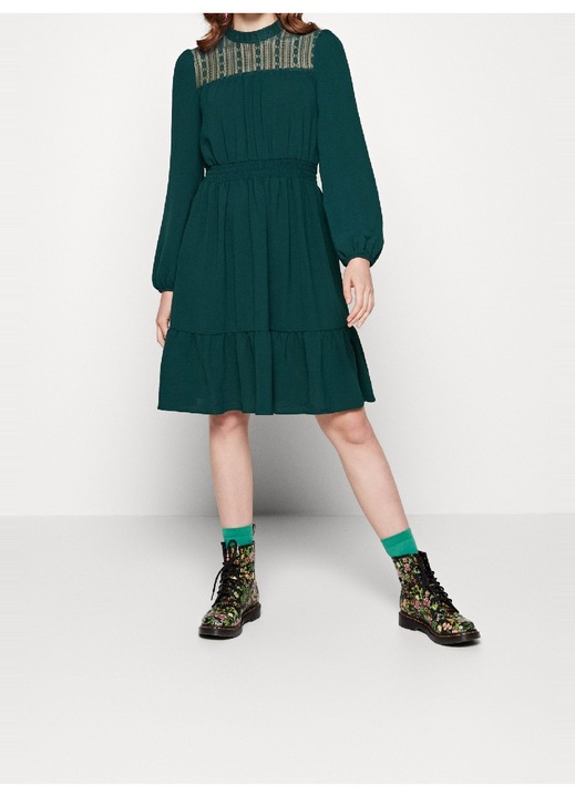 Rochie medie Evendi, casual, verde, Verde