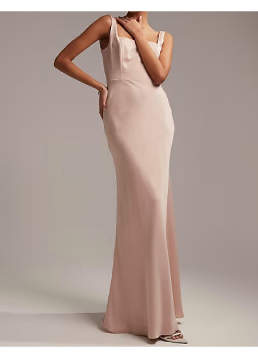 Rochie lunga Evendi, Lung De ocazie, Roz, marime 3XL