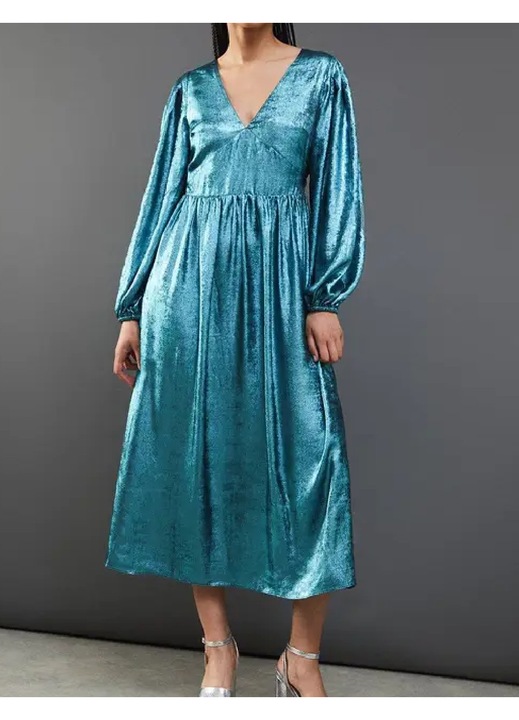 Rochie Evendi de ocazie, albastru, Albastru