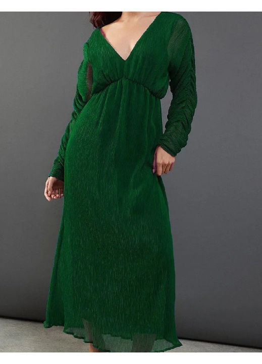Rochie elegantă Evendi, verde, Verde