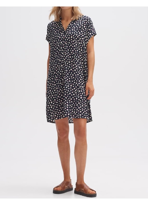 Rochie scurta Evendi, Scurt Casual maneci scurte, Albastru, marime L