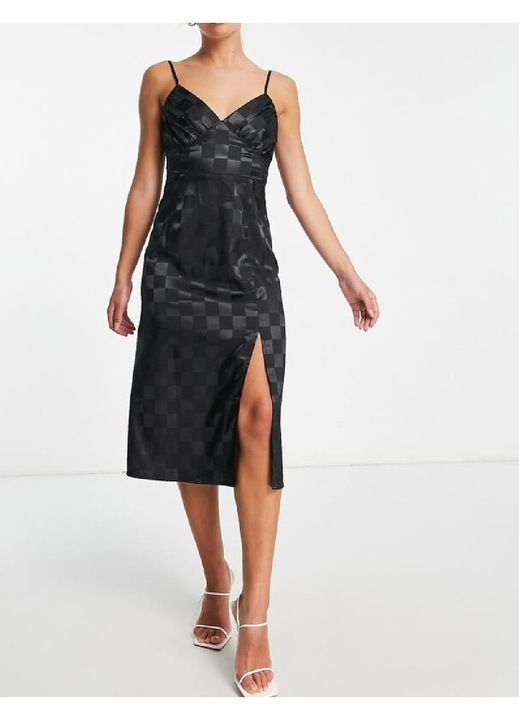 Rochie Evendi, Casual, Neagră, Negru