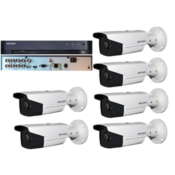 Kit Supraveghere 6 Camere 2MP Full HD Exterior 40m ARRAY EXIR + DVR 8 canale video / 1 canal audio, 1080P Kit Supraveghere 6 Camere 2MP Full HD Exterior 40m ARRAY EXIR + DVR 8 canale video / 1 canal audio, 1080P