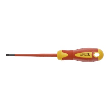 Surubelnita electrician dreapta 4x100 mm, HOEGERT, testata VDE 1000V, otel S2 Surubelnita electrician dreapta 4x100 mm, HOEGERT, testata VDE 1000V, otel S2