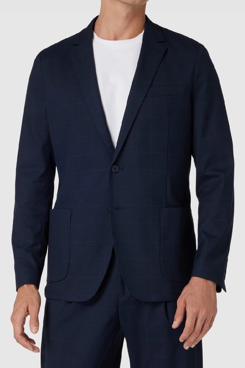 Sacou Evendi, albastru, maneci lungi, standard, m