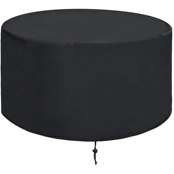 Huzat Carmdering EMAG-FG-ZLM-16802 tűzrakó tálhoz, 420 Oxford ezüst béléssel, víz- és szélálló, fekete, 128 x 71 cm