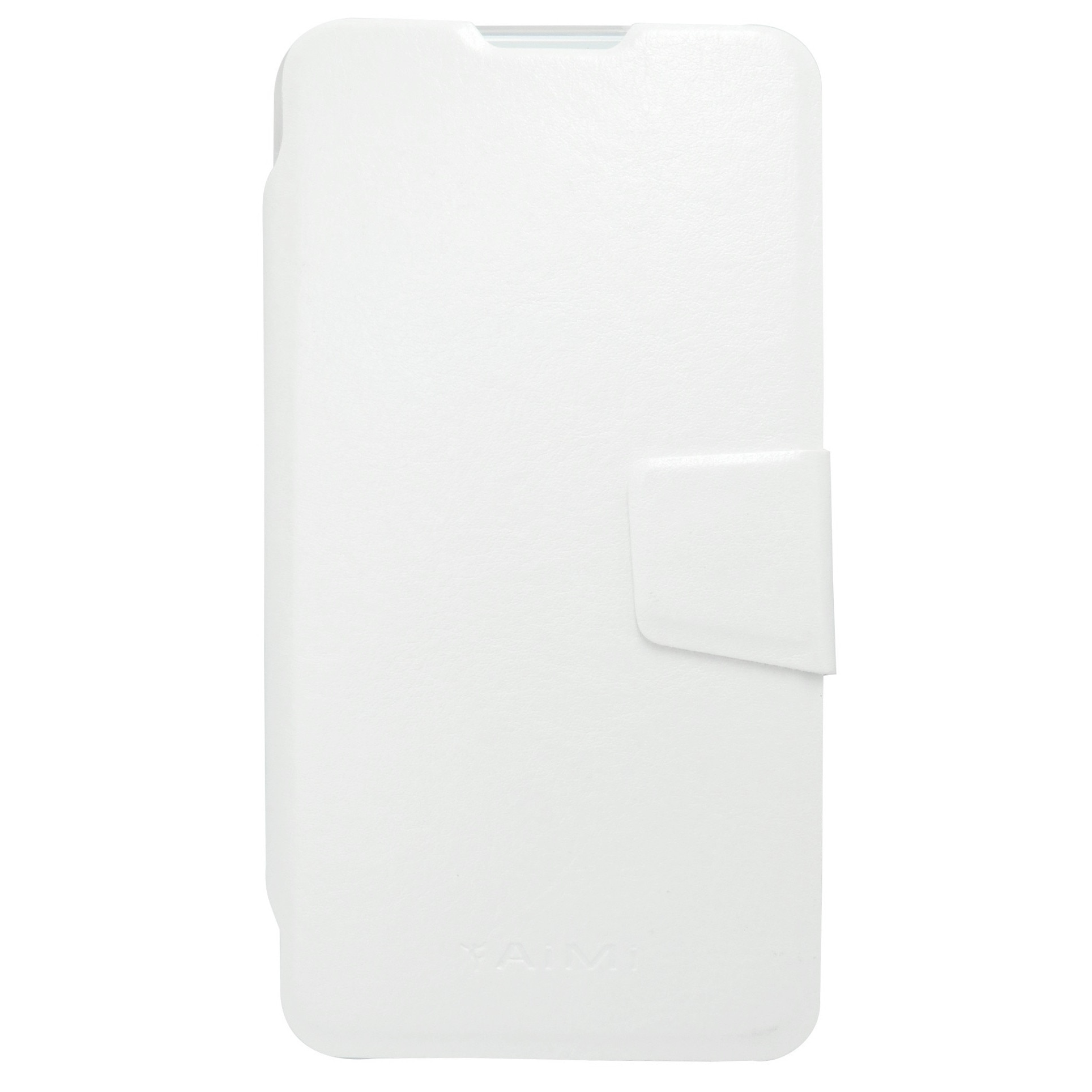 Husa tip carte alba Aimi pentru Allview P6 Life