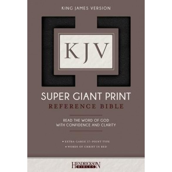 KJV Super Giant Print Bible, Hendrickson Bibles (Author)