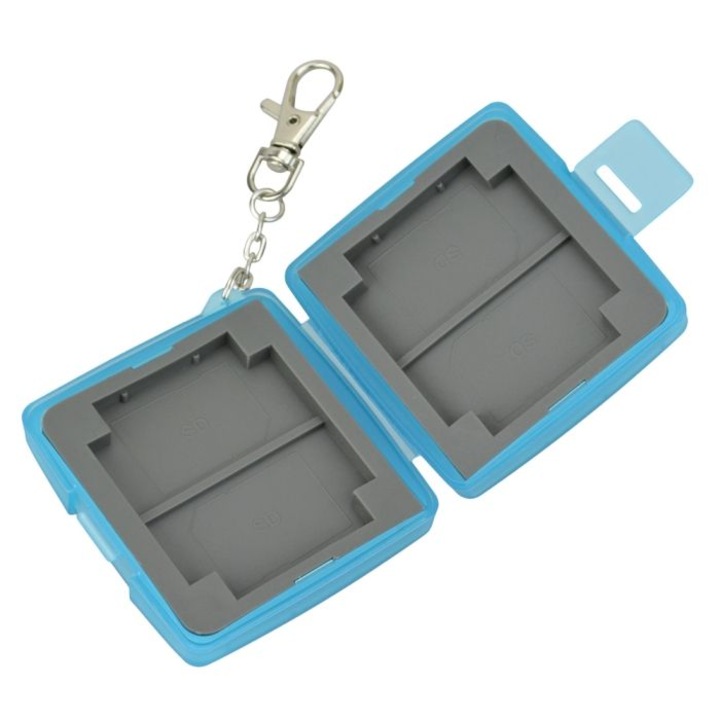 Калъф за карти памет JJC, Защитен, 4 x SD/SDHC