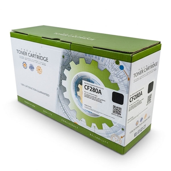 Toner kazetta, HP CE505A/CF280A, Fekete, Kompatibilis