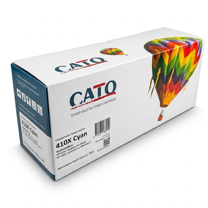 Toner kazetta, HP CF411X, Kék, Kompatibilis