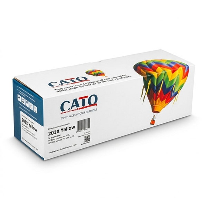 Toner kazetta, HP CF402X, Sárga, Kompatibilis