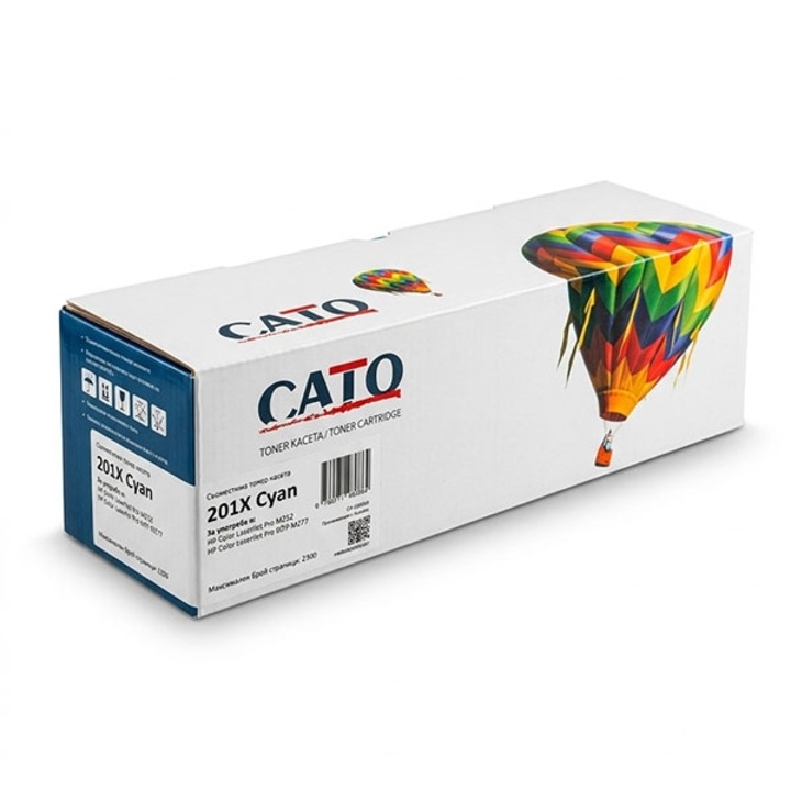 Toner kazetta, HP CF401X, Kék, Kompatibilis