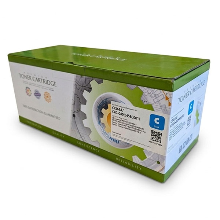 Toner kazetta, HP CF361A, Kék, Kompatibilis