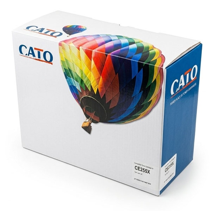 Toner kazetta, HP CE255X, Fekete, Kompatibilis