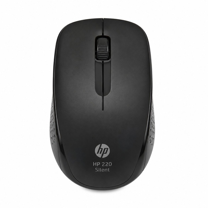 Безжична мишка, HP 220 Silent, Лазерна, 1600 dpi, Черна