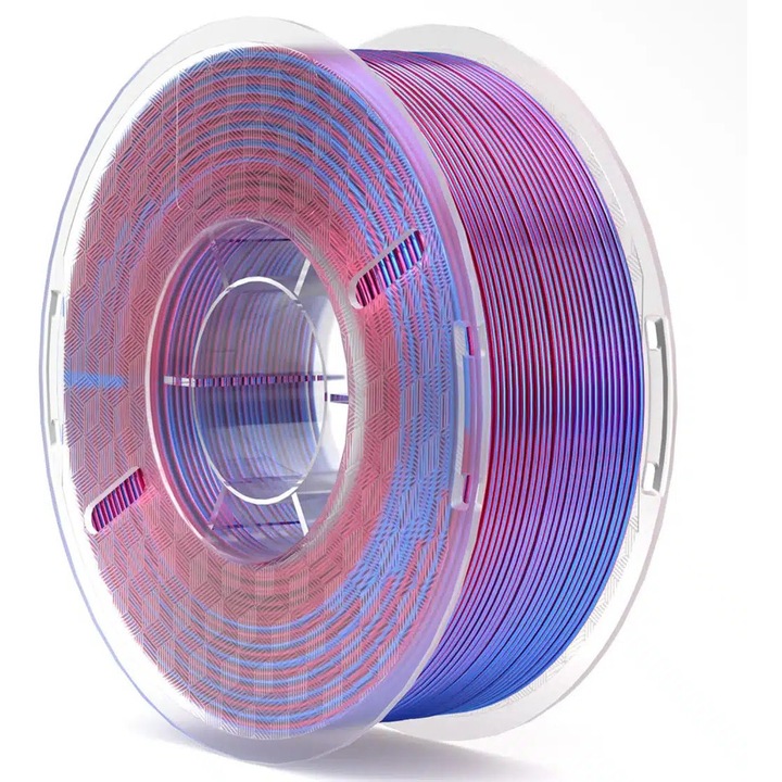 Filament Elegoo PLA Sillk 1.75mm, 1kg - Albastru-Mov