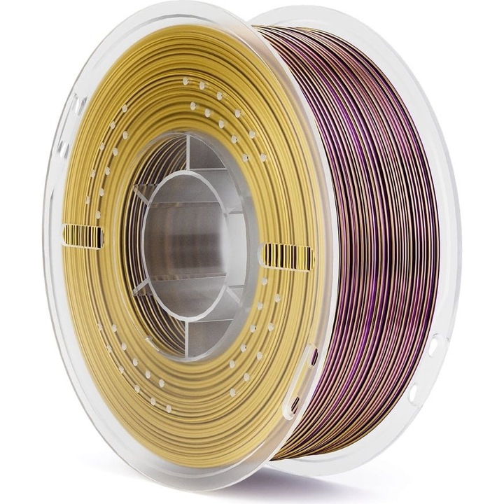 Filament Elegoo PLA Sillk 1.75mm, 1kg - Galben-mov