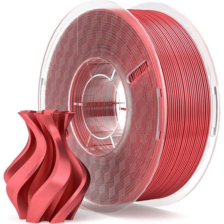 Filament Elegoo PLA Sillk 1.75mm, 1kg - Rosu Inchis