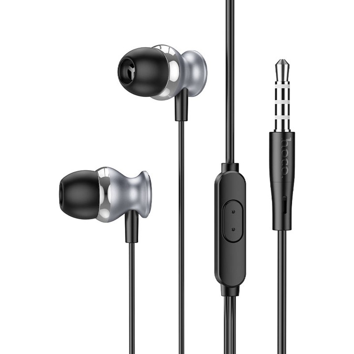 HOCO Căști M106 cu microfon 3.5mm (Negru Digital One LSSS06640 – 5171659