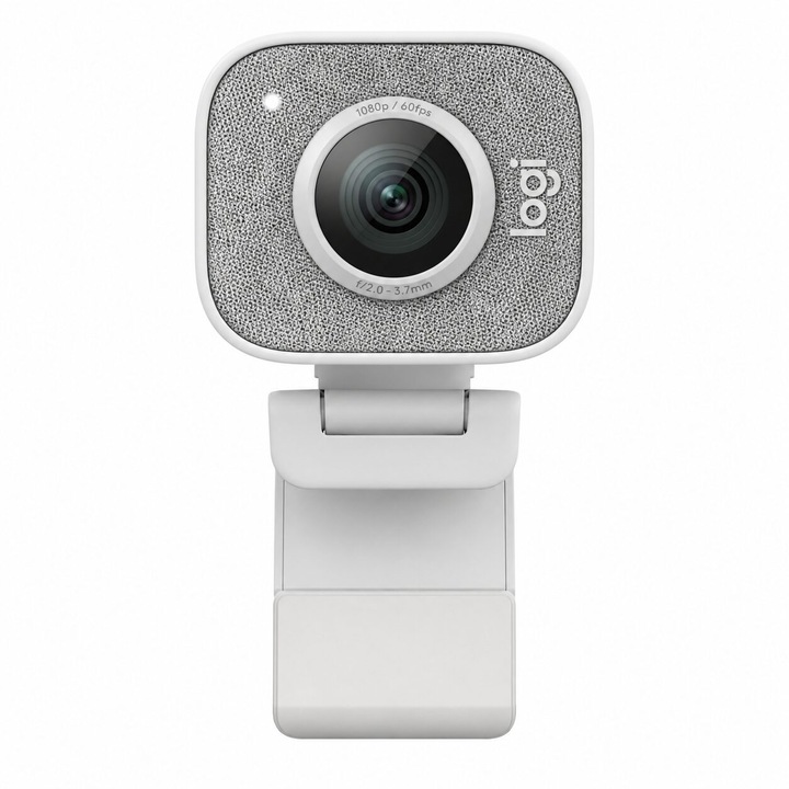 Уеб камера, Logitech StreamCam, 1080p HD, Бяла