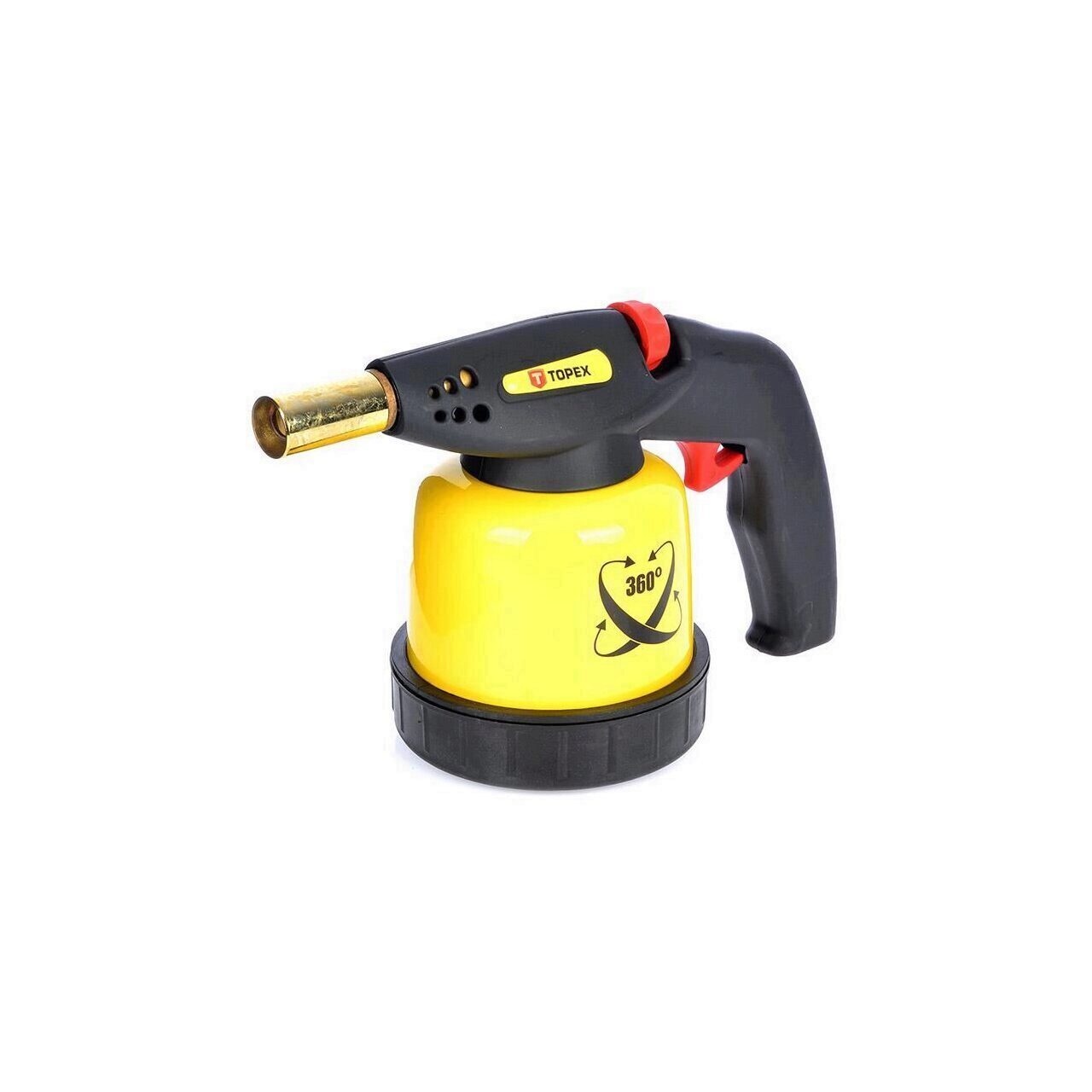 Lampa pentru sudat cu gaz lichid, TOPEX, 44E143, Aprindere piezo, 1.9 kW, pentru butelie de gaz de 190 g