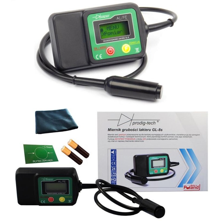 PRODIG-TECH Auto Paint Meter, GL-8s, Fe/Al