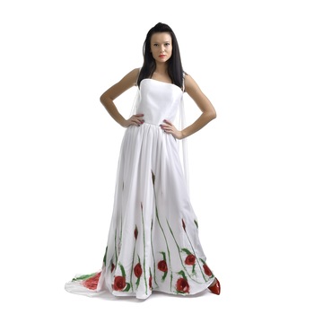 Rochie de mireasa trandafir, Feigl, alb , marime 36/38 EU Rochie de mireasa trandafir, Feigl, alb , marime 36/38 EU