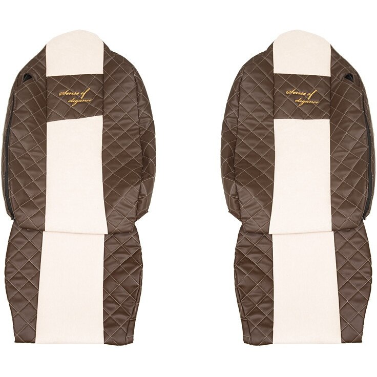 Set huse scaun RENAULT RANGE-T Euro 6 maro+crem productie 2014-2017