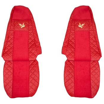 Set huse scaun Scania R G P rosu 2010-2016 Set huse scaun Scania R G P rosu 2010-2016