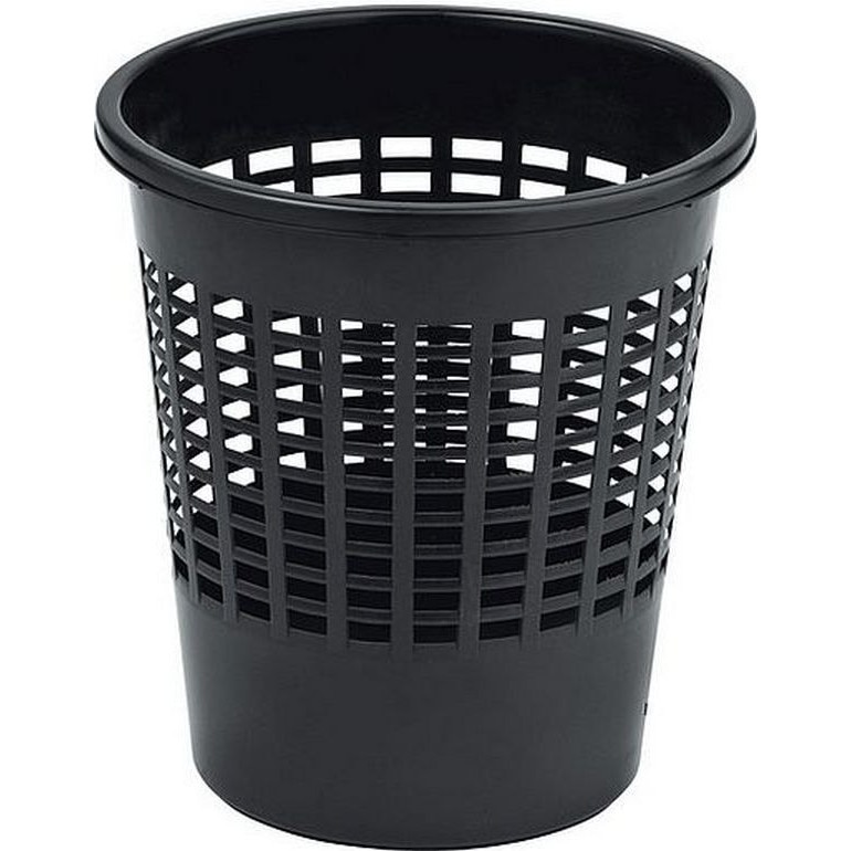 Cos hartie plastic CURVER DOSTAWCA, 10l, Negru 159879