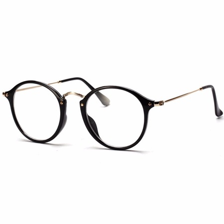 fragment skrig spand Rame ochelari clasice rotunde unisex, negre cu protectie calculator -  eMAG.ro