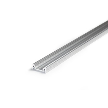 SET - Profil aluminiu pentru banda LED - SURFACE - 1m - aluminiu brut SET - Profil aluminiu pentru banda LED - SURFACE - 1m - aluminiu brut