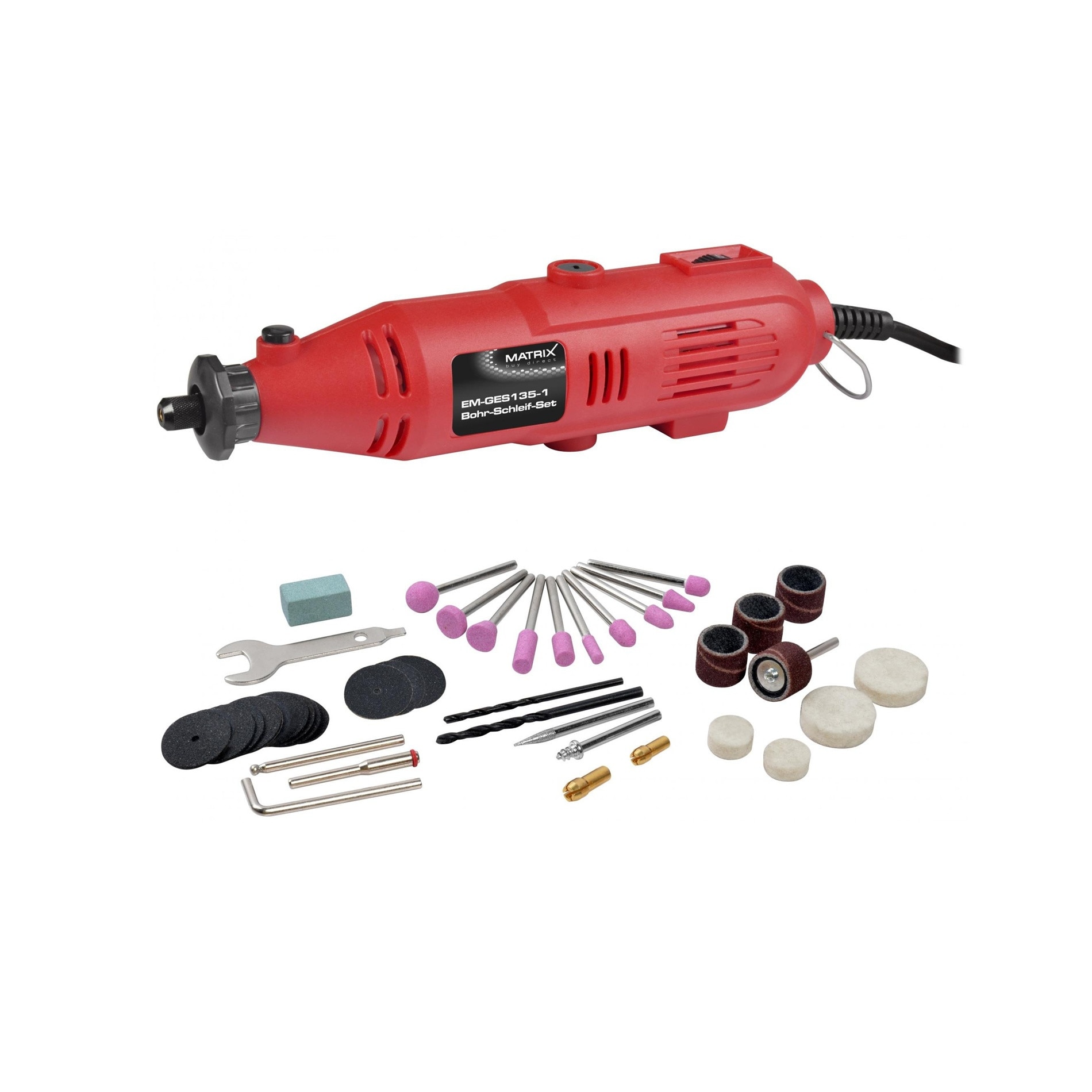 Set Biax Matrix EM-GES 135-1, 40 de accesorii 135w