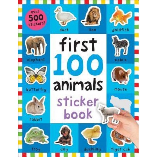 First 100 Animals Sticker Book, Roger Priddy (Author)