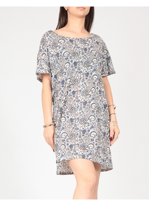 Rochie scurta Evendi, Scurt Casual maneci scurte, Mix culori